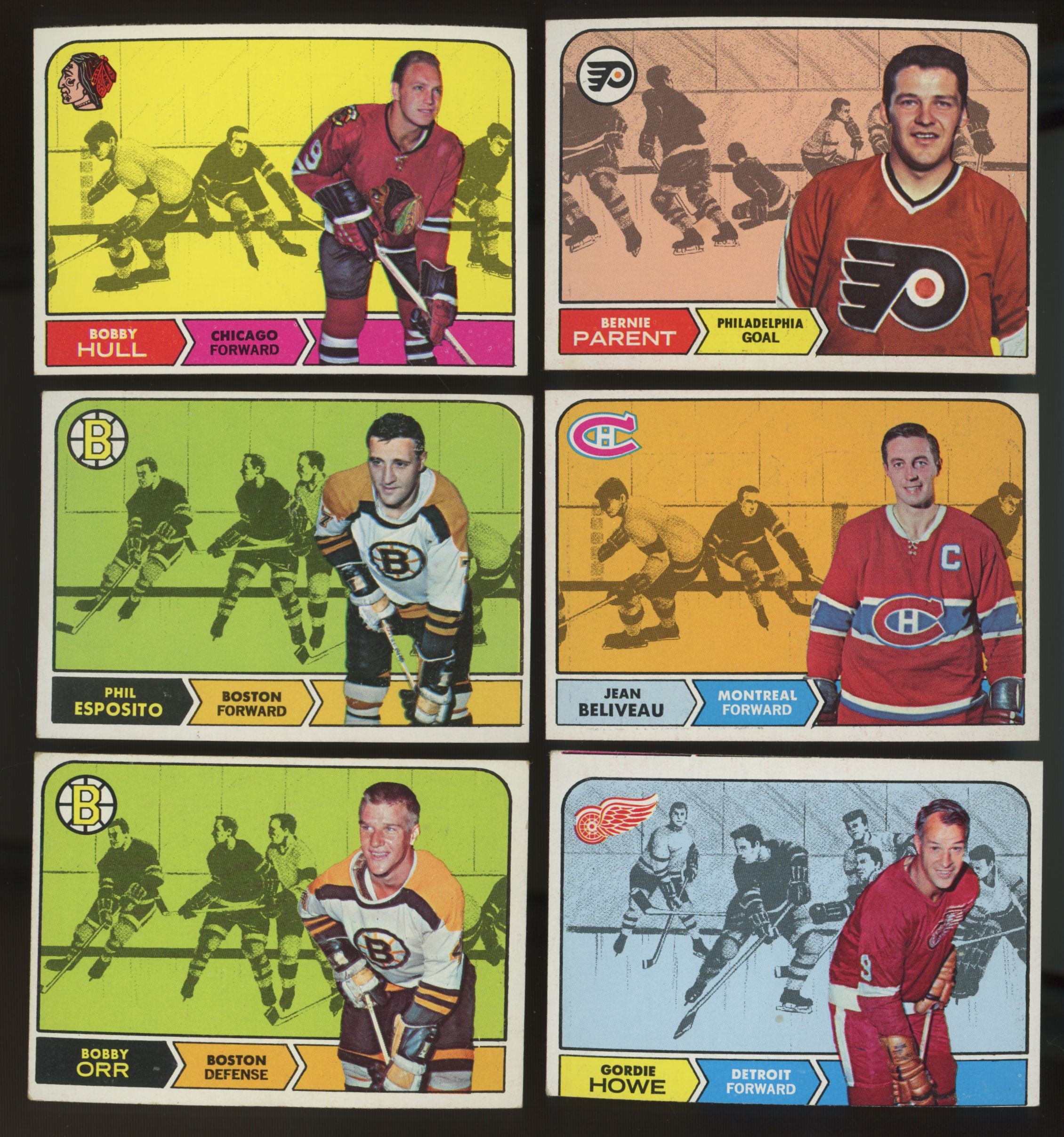 1968/69 Topps Hockey Complete Set (132) VG/EX-EX/MT