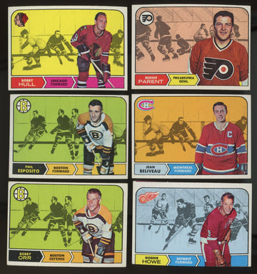 1968/69 Topps Hockey Complete Set (132) VG/EX-EX/MT