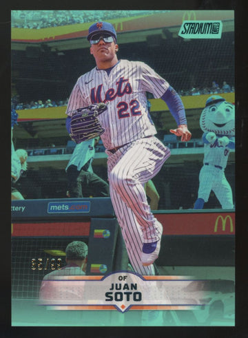 2025 Topps Stadium Club Juan Soto Turquoise /99 #152