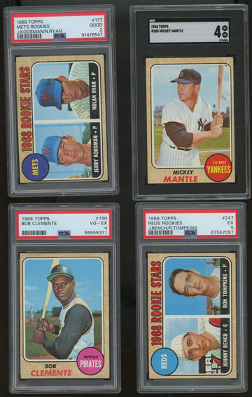 1968 Topps Baseball Complete Set (598) VG-EX Overall Ryan Bench PSA
