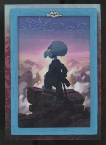 2025 Topps Chrome Spongebob Alex Braun Squidward's Gallery A Piece Of Art #SG-2