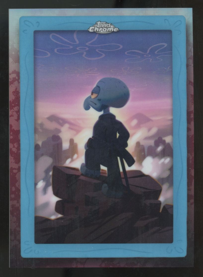 2025 Topps Chrome Spongebob Alex Braun Squidward's Gallery A Piece Of Art #SG-2