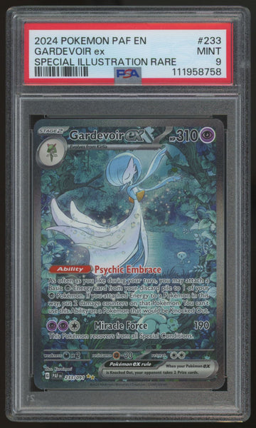 2024 Pokemon Gardevoir ex Paldean Fates Special Illustration Rare #232 PSA 9 (B)