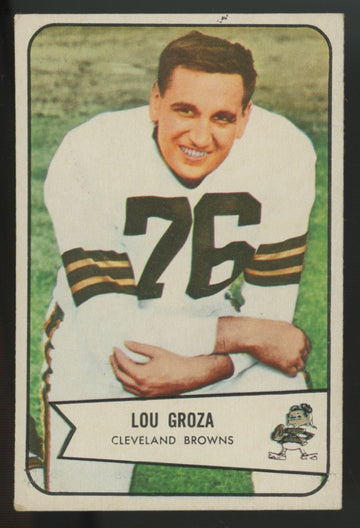 1954 Bowman Lou Groza #52 VG-EX "B"