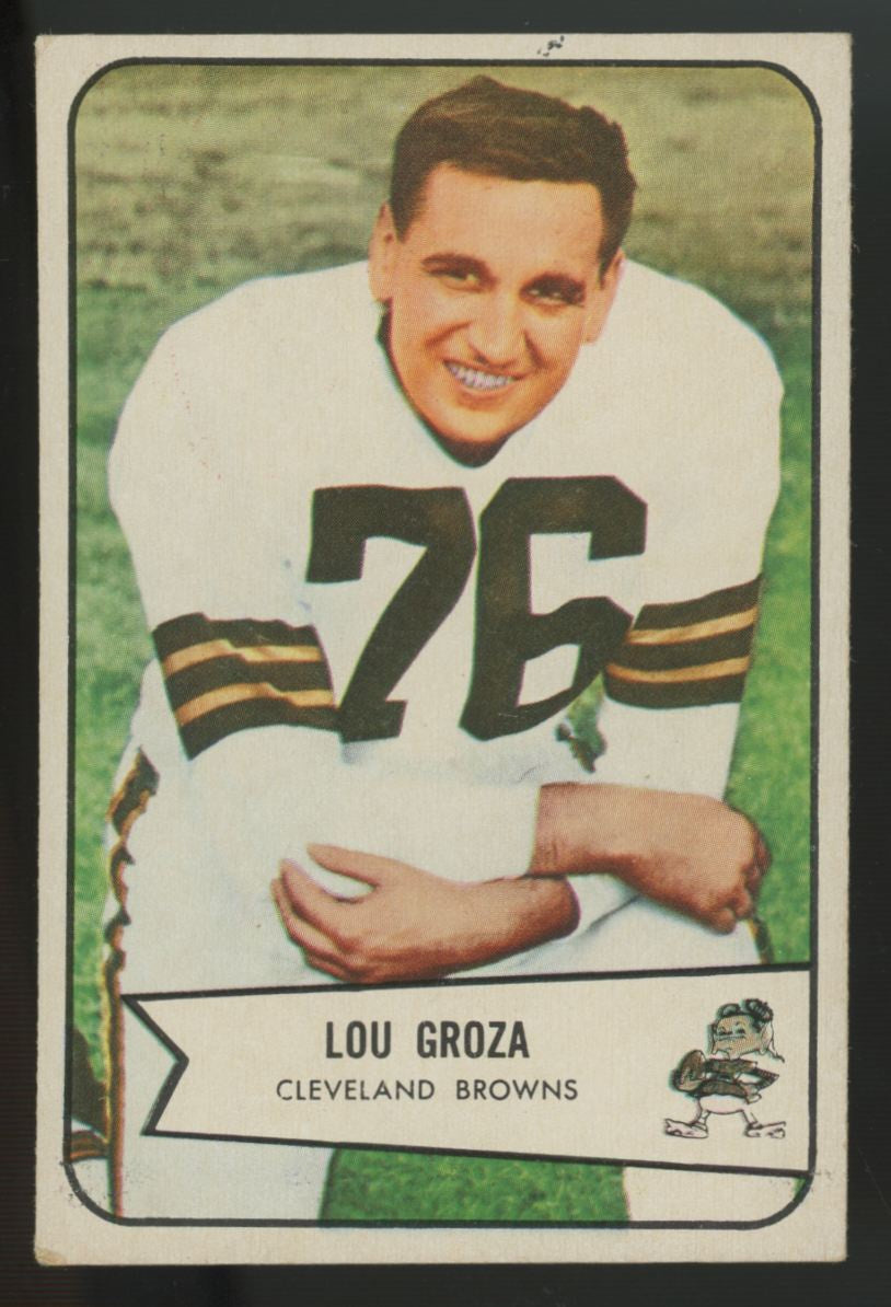 1954 Bowman Lou Groza #52 VG-EX "B"
