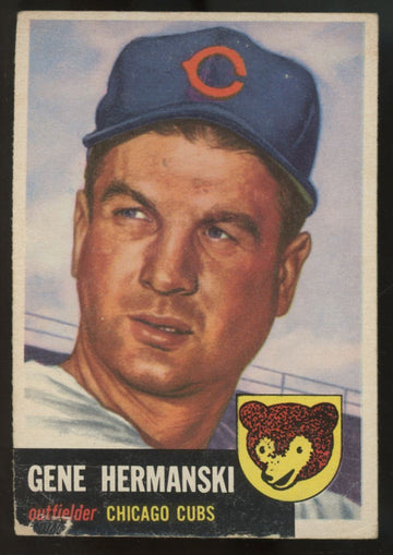 1953 Topps Gene Hermanski #179 Good