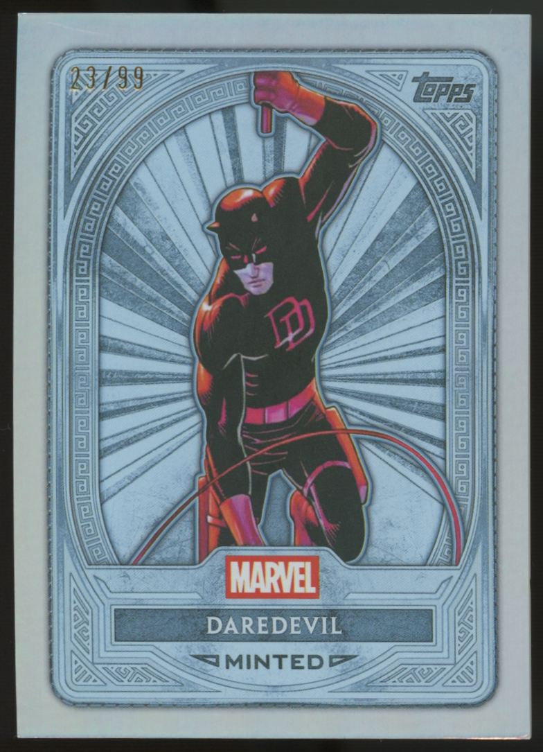 2025 Topps Marvel Mint Daredevil Platinum Holofoil /99 #116