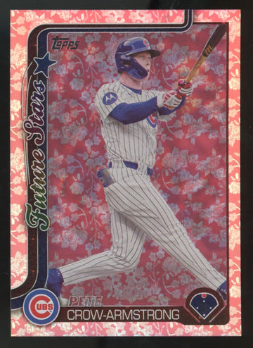 2025 Topps Series One Pete Crow-Armstrong Flowers Future Stars /50 #290
