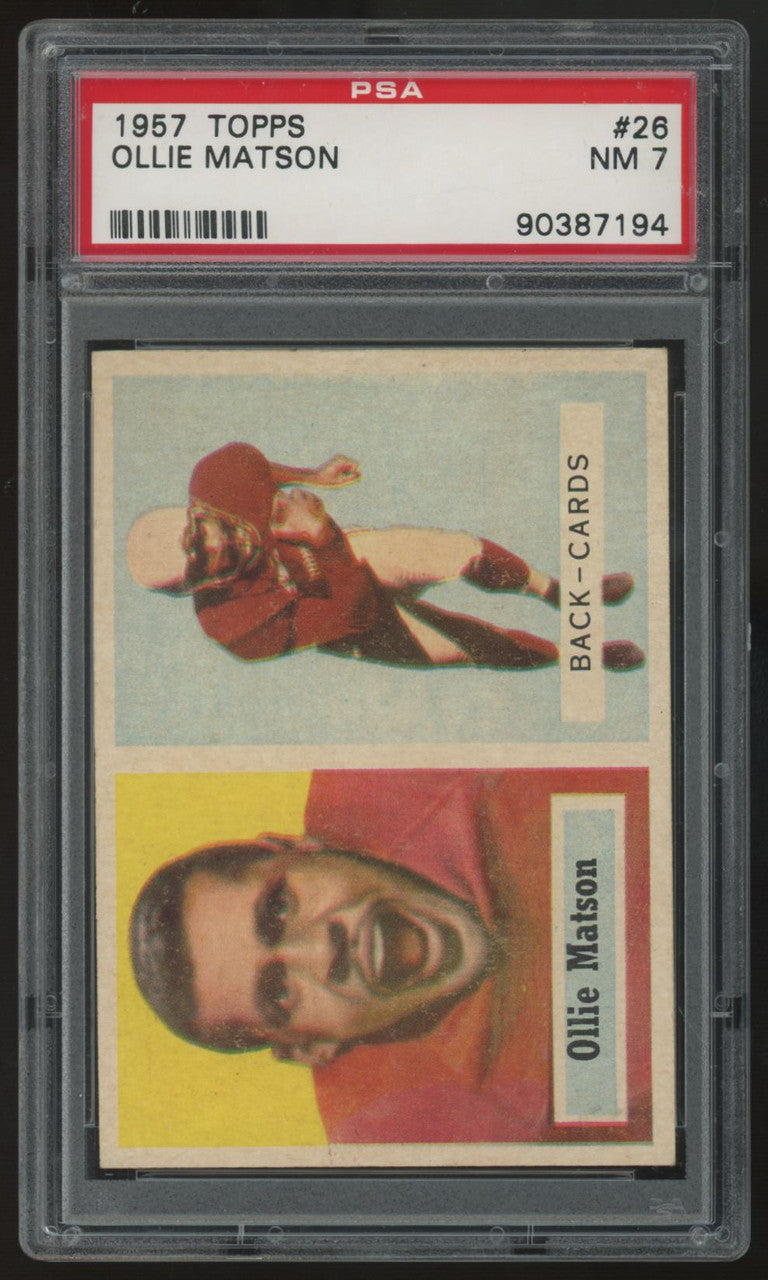 1957 Topps Ollie Matson #26 PSA 7