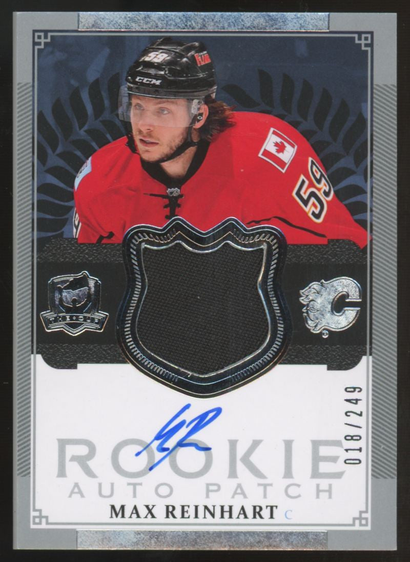 2013-14 Upper Deck The Cup Max Reinhart RC Patch Auto RPA /249 #141