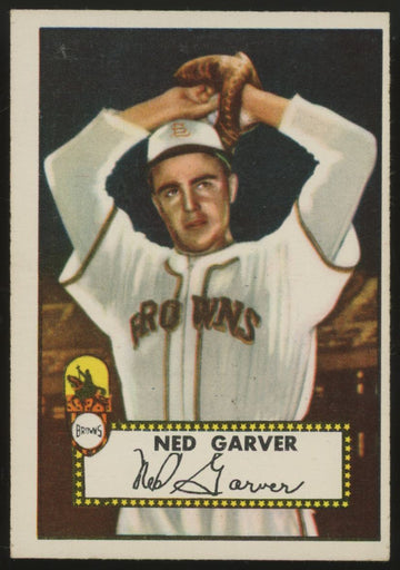 1952 Topps Ned Garver #212 VG
