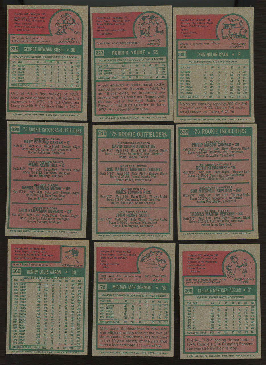 1975 Topps Mini Baseball Complete Set (660) VG/EX-EX Overall