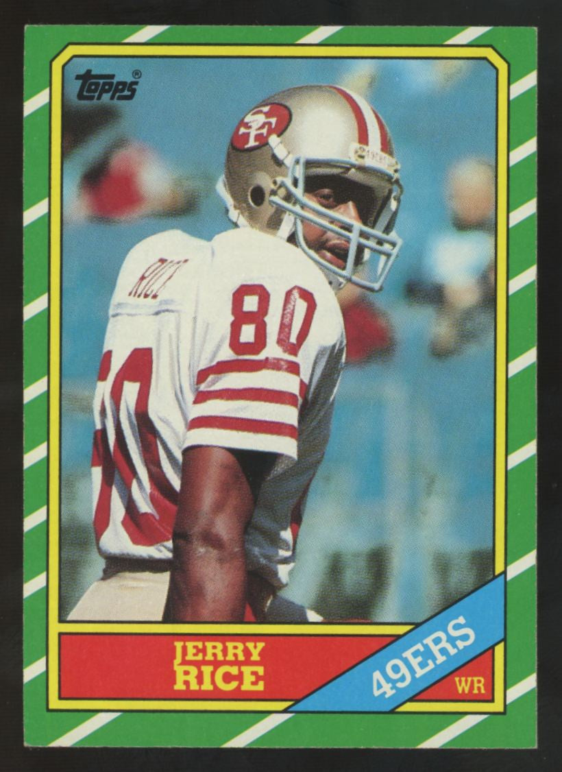 1986 Topps Jerry Rice RC #161 EX/MT "A"
