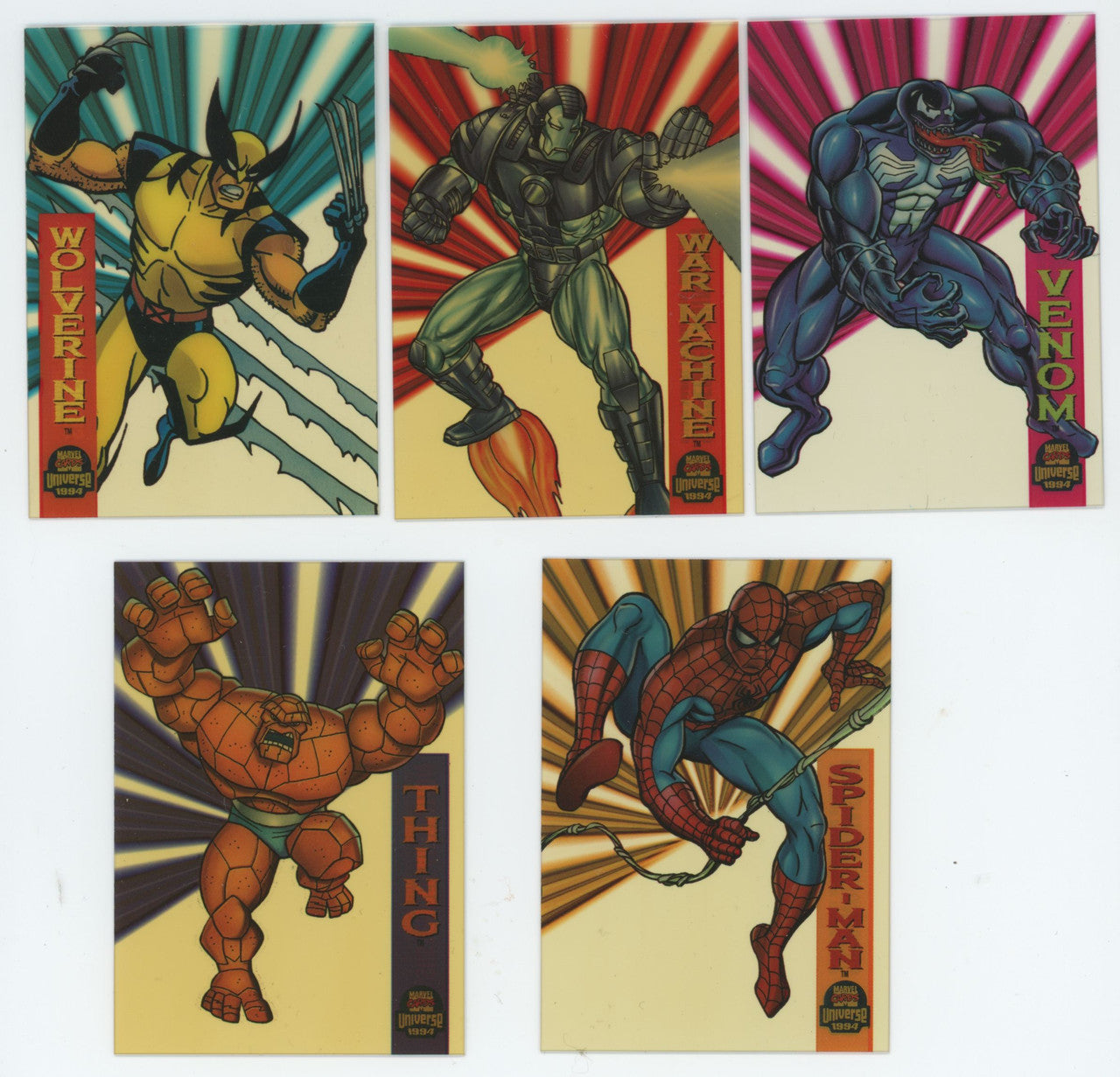 1994 Fleer Marvel Universe Suspended Animation Complete Set (10)