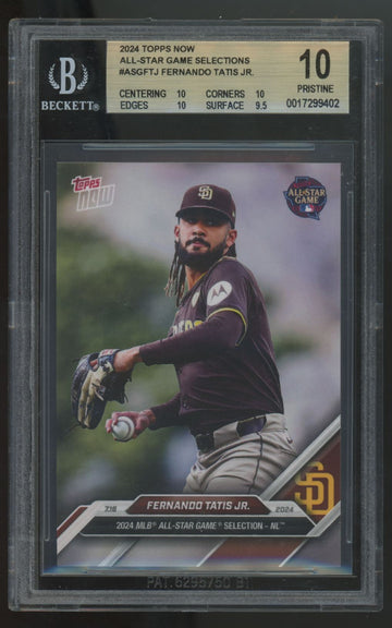 2024 Topps Now Fernando Tatis Jr. All-Star Game #ASG-FTJ BGS 10