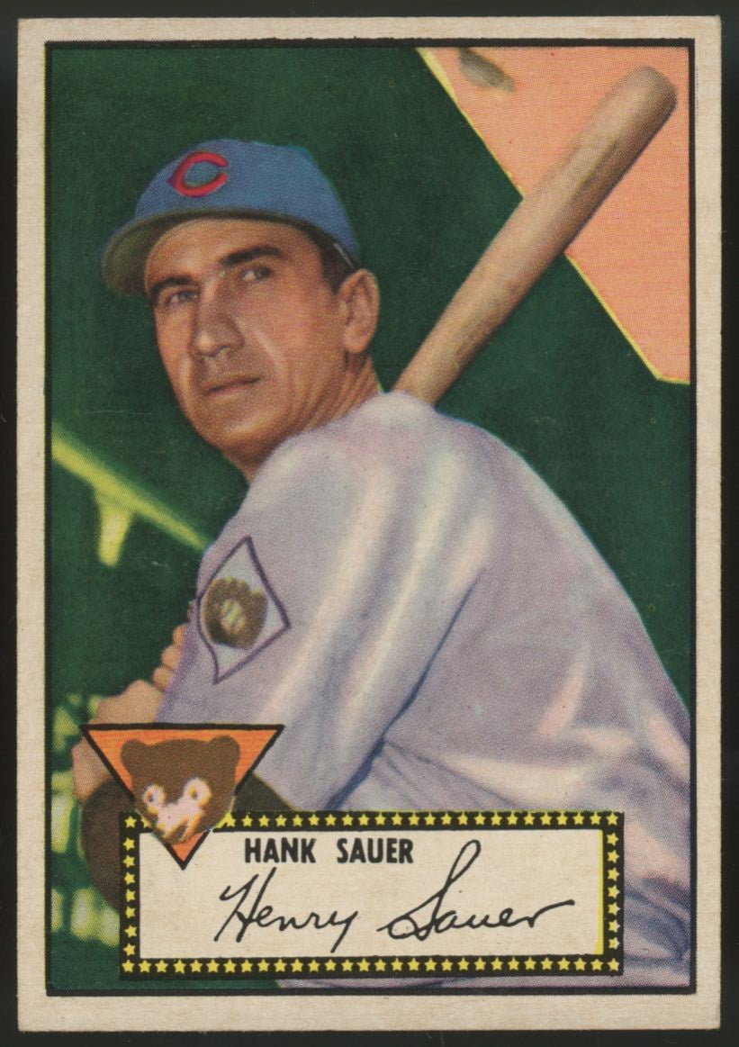 1952 Topps Hank Sauer #35 EX+
