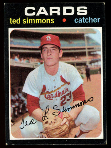 1971 Topps Ted Simmons #117 VG-EX