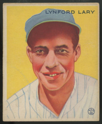 1933 Goudey Lynford Lary #193 VG-EX