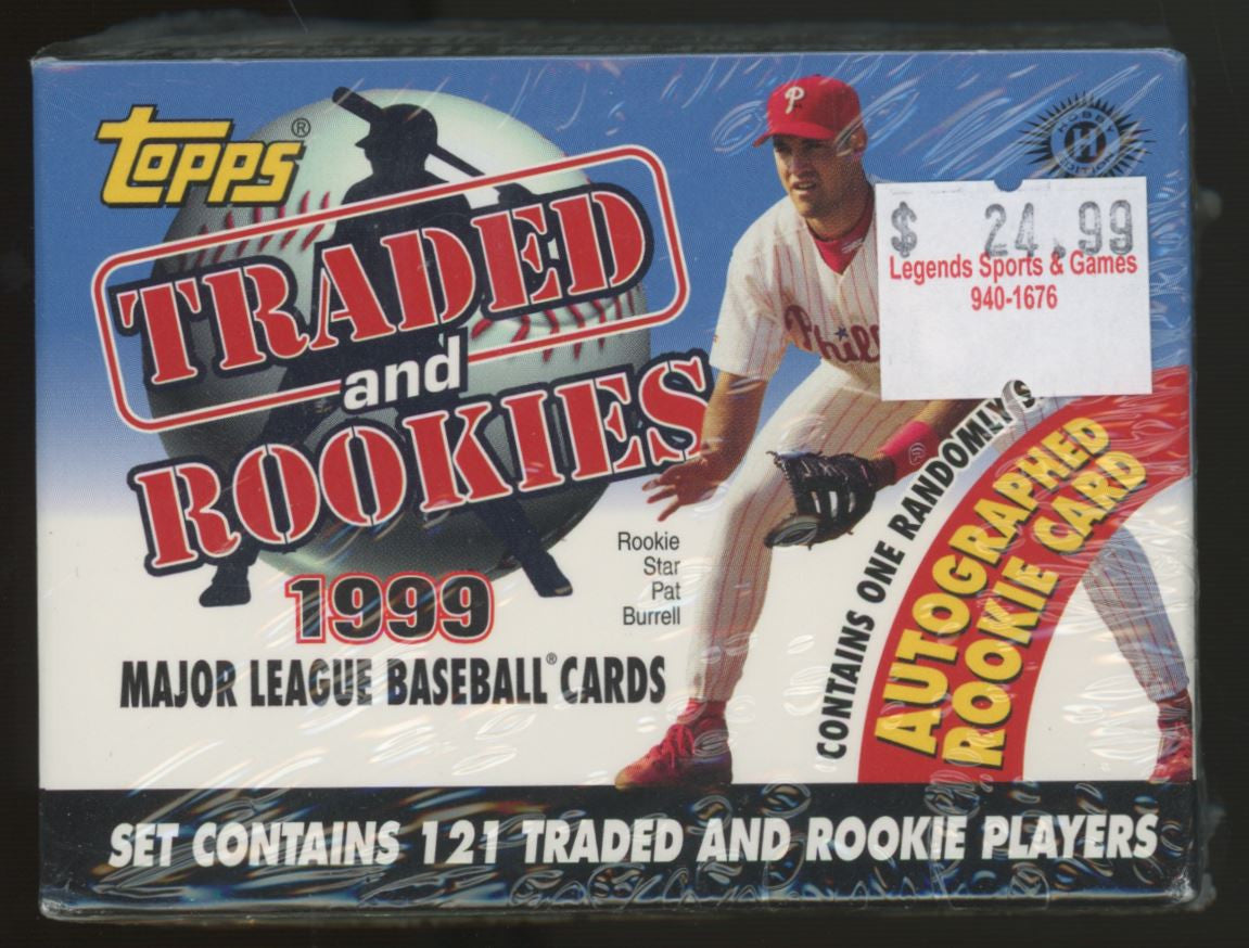 1999 Topps Traded and Rookies Baseball Factory Sealed Set