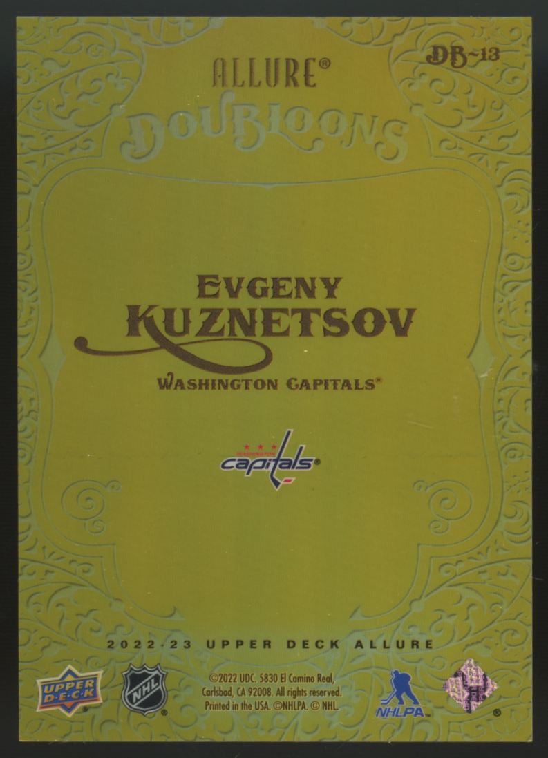 2022-23 Upper Deck Allure Evgeny Kuznetsov Doubloons #DB-13