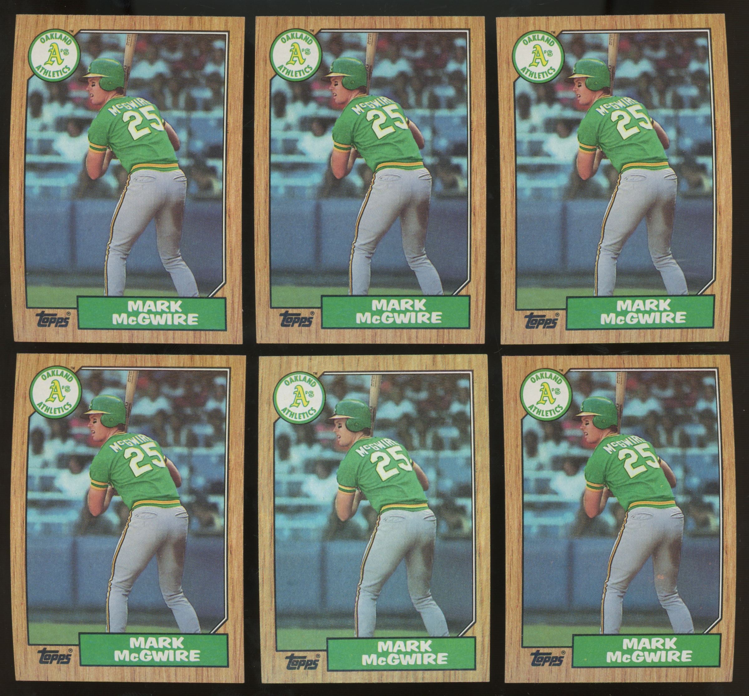 1987 Topps Mark McGwire RC #366 (Lot Of 29)