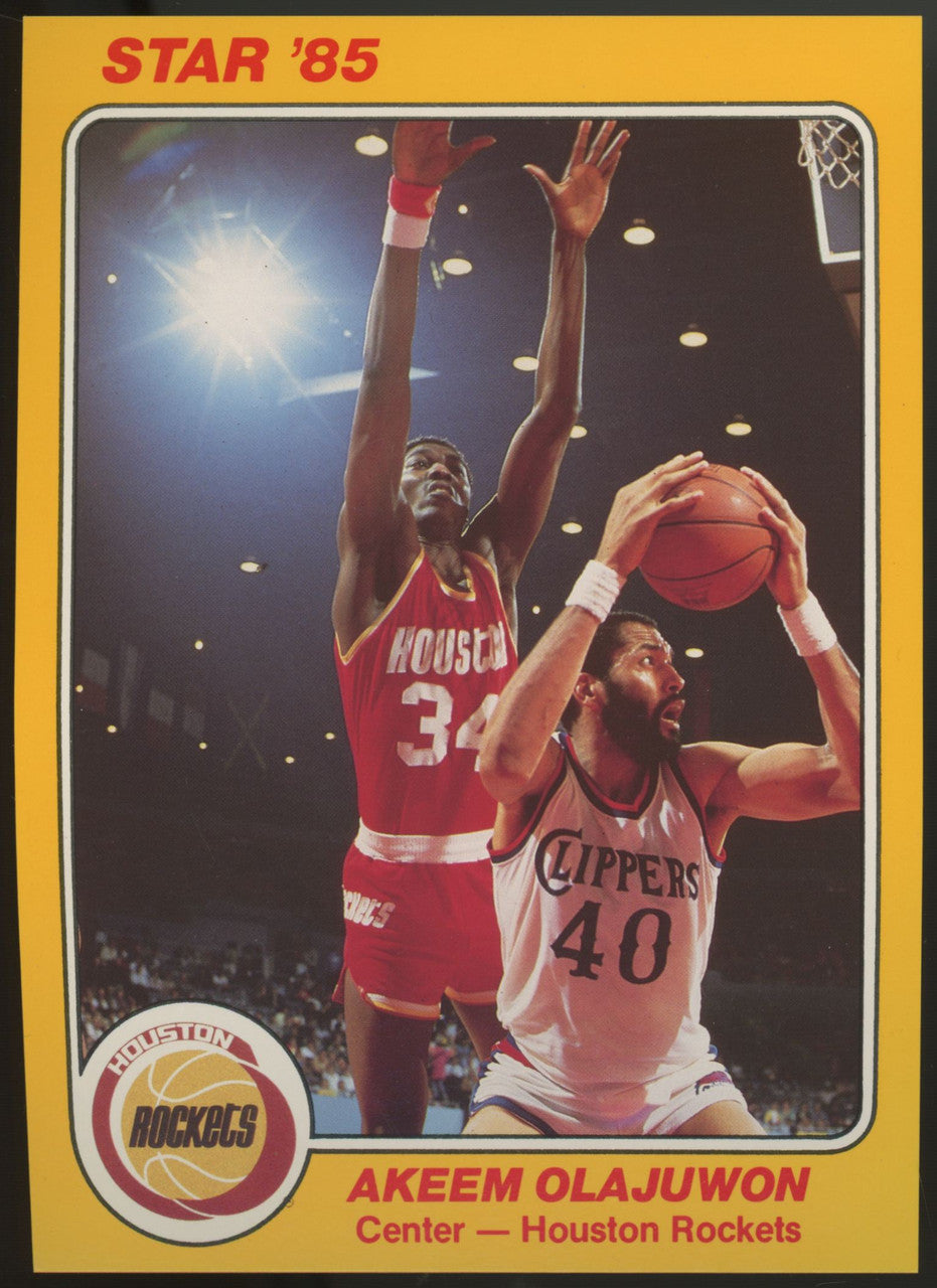 1985 Star Co. Basketball Houston Rockets Super Teams Set (5) Olajuwon RC *READ*