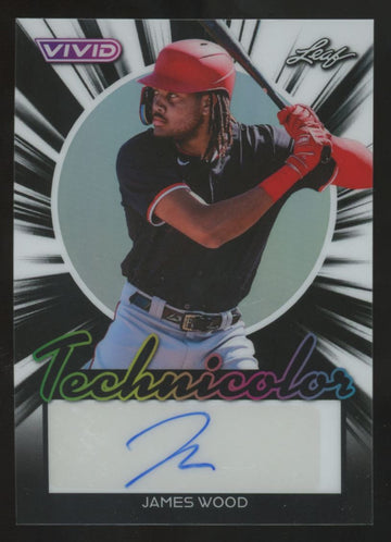 2024 Leaf Vivid James Wood Technicolor Auto /5 #T-JW2