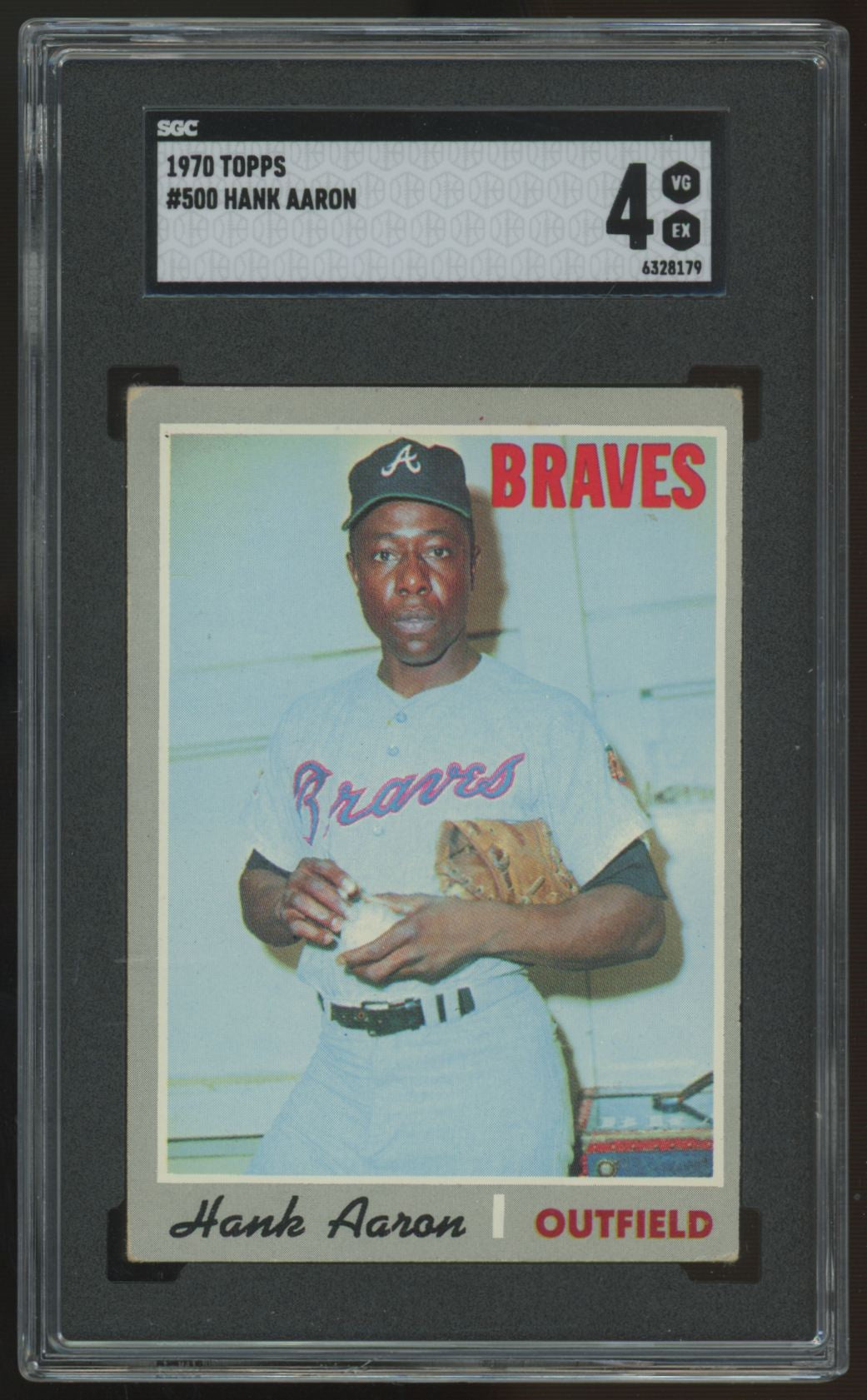 1970 Topps Hank Aaron #500 SGC 4 *179