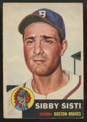 1953 Topps Sibby Sisti #124 VG
