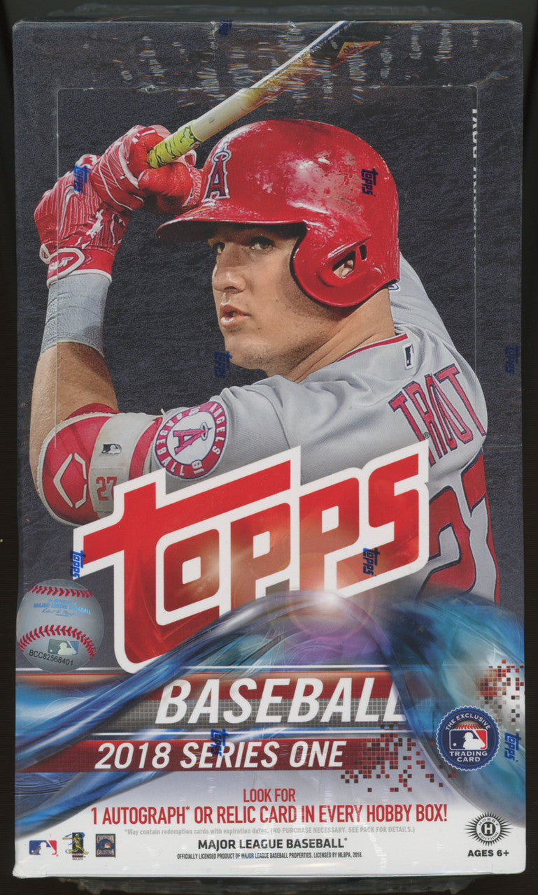 2018 Topps Baseball Series 1 Hobby Box Factory Sealed