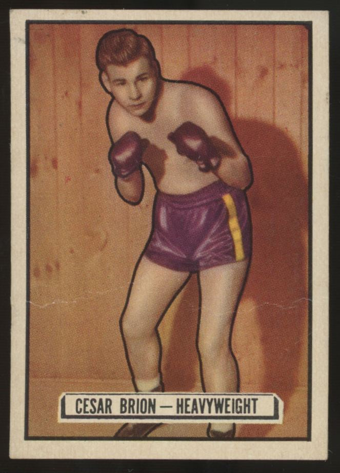 1951 Topps Ringside Cesar Brion #40 Good (Crease)
