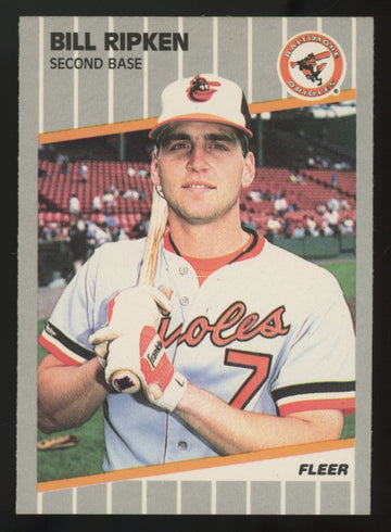 1989 Fleer Bill Ripken FF Error Black Scribble #616 NM