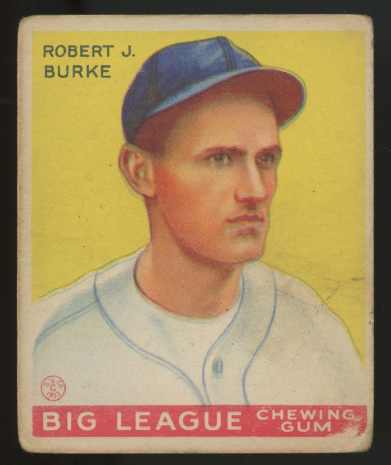 1933 Goudey Robert J. Burke #71 Fair