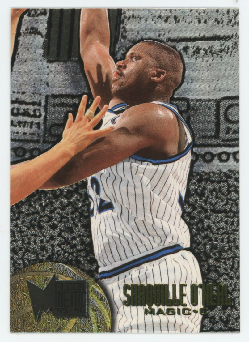 1995-96 Fleer Metal Shaquille O'Neal Silver Spotlight #78