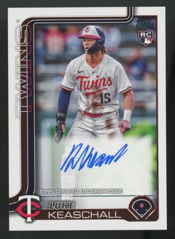 2025 Topps Update Luke Keaschall RC Real One Auto #US16