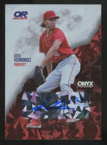 2024 Onyx Rips Seth Hernandez Red Ice Auto /465 #RASEHE