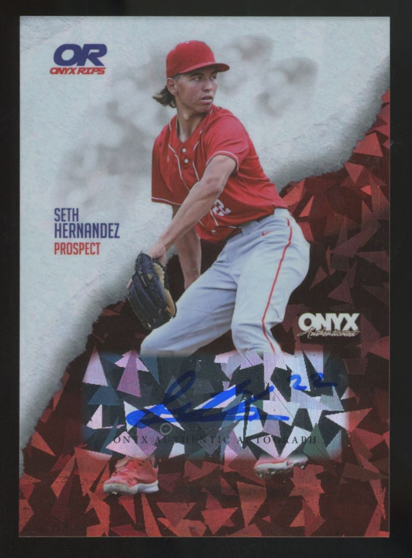 2024 Onyx Rips Seth Hernandez Red Ice Auto /465 #RASEHE
