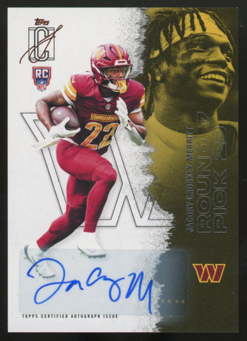 2025 Topps Signature Class Jacory Croskey-Merritt RC Auto #235