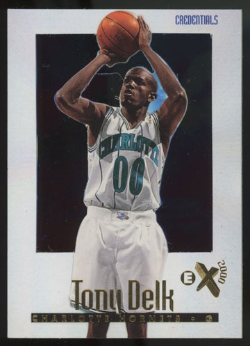 1996-97 Skybox E-X2000 Tony Delk RC Credentials /499 #6