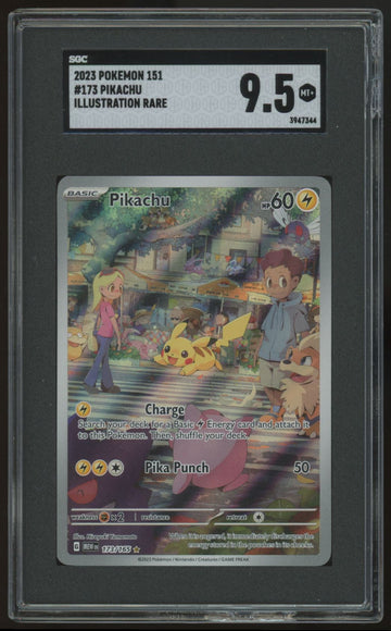 2023 Pokemon Pikachu 151 Illustration Rare #173 SGC 9.5