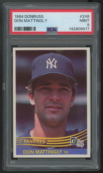 1984 Donruss Don Mattingly RC #248 PSA 9 *917