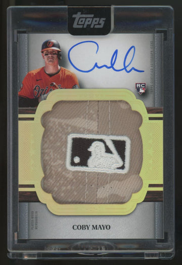 2025 Topps Five Star Coby Mayo RC Armed Forces Cap Logo Patch Auto RPA 1/1