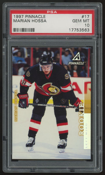 1997-98 Pinnacle Marian Hossa RC #17 PSA 10