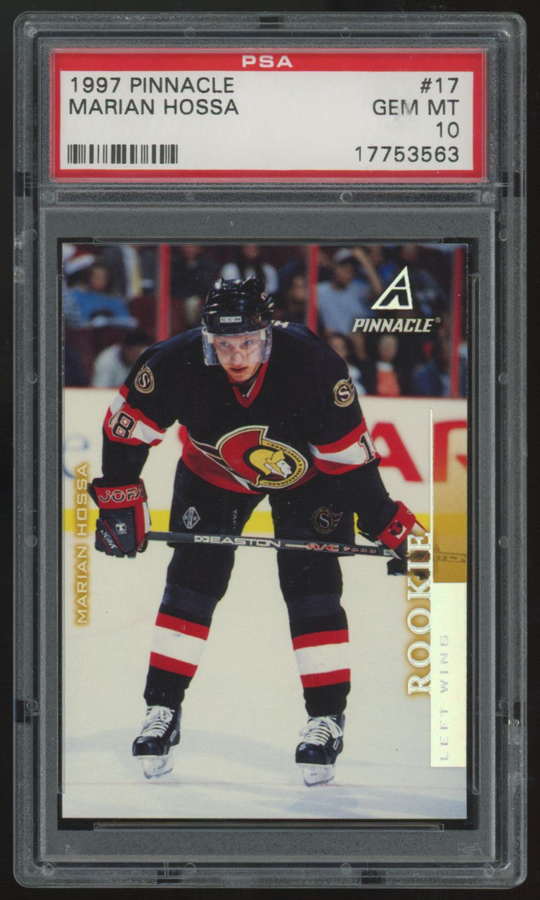 1997-98 Pinnacle Marian Hossa RC #17 PSA 10