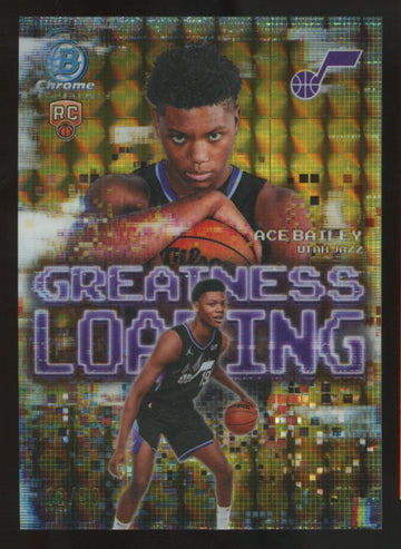 2025-26 Bowman Chrome U Ace Bailey RC Greatness Loading Gold Geometric /50 #GL-5