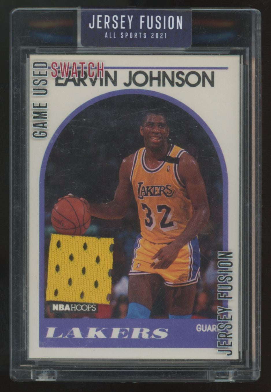 2021 Jersey Fusion All Sport Earvin "Magic" Johnson Patch #JF-EJDT