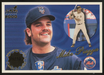 2000 Pacific Aurora Mike Piazza Blue Premiere Date /52 #94