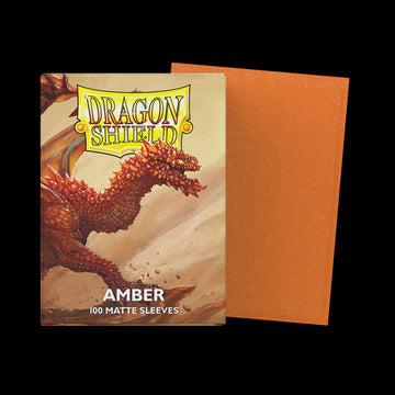 Dragon Shield: Standard Matte Card Sleeves 100ct - Amber