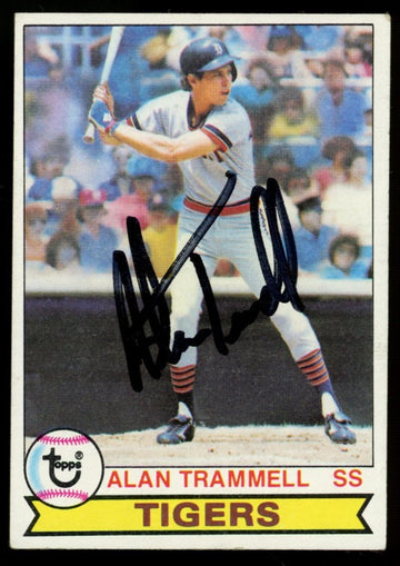 1979 Topps Alan Trammell #358 Signed Autographed Card JSA