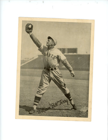 1936 R311 National Chicle Premium William "Bill" Terry Low Grade